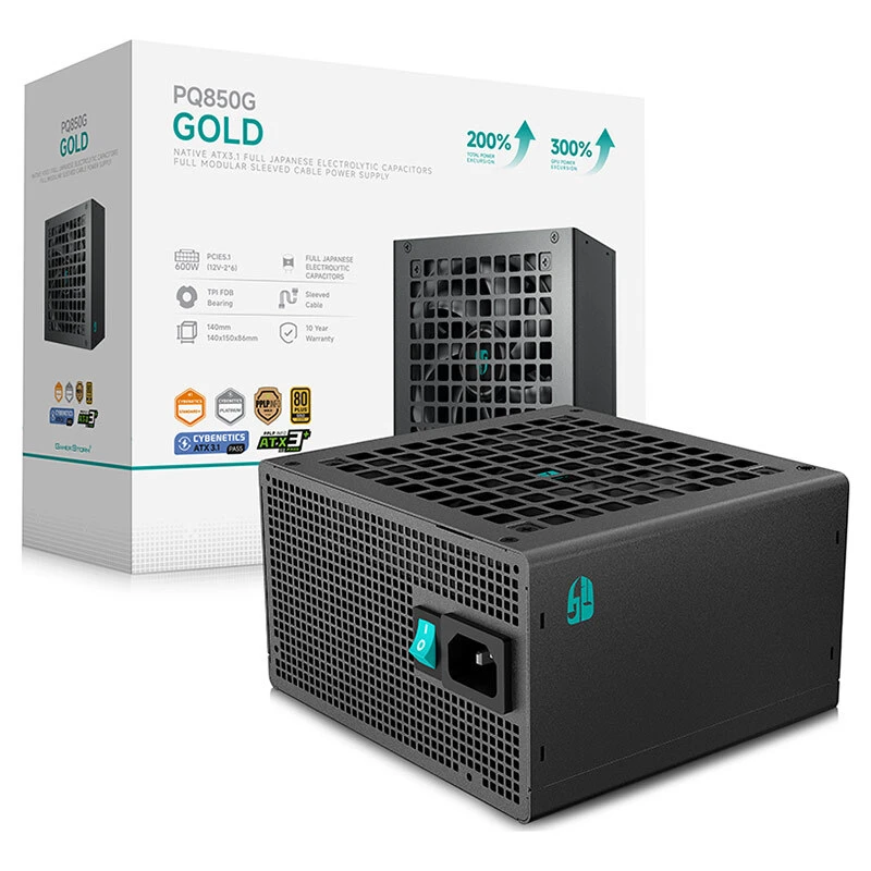 پاور ماژولار 850 وات دیپ کول Gamer Storm PQ850G Gold